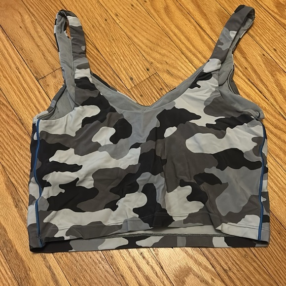 Gray camouflage tank top size medium from Aerie. - Picture 2 of 2